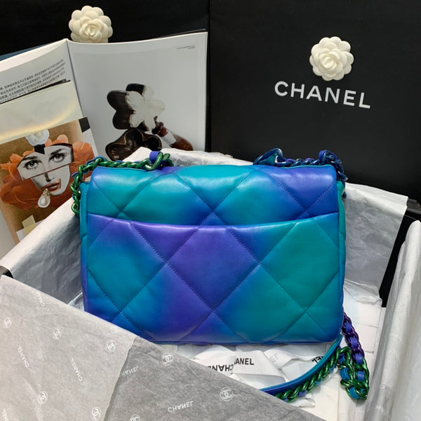 Chanel 19 Tie Dye Calfskin Flap Bag